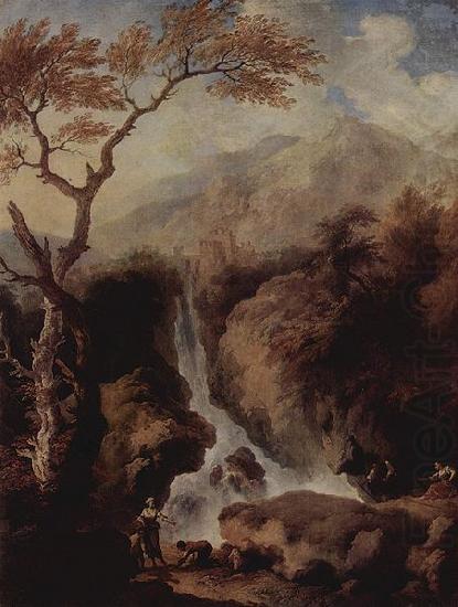 Wasserfalle in der Umgebung Roms, Christian Wilhelm Ernst Dietrich